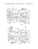 PACKAGING MACHINE WITH PIVOTING MINOR FLAP RETAINER AND ROTATING GLUE GUN ASSEMBLY diagram and image