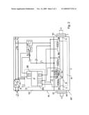 Measuring device and method for monitoring a measuring deivce diagram and image