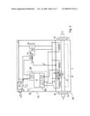 Measuring device and method for monitoring a measuring deivce diagram and image