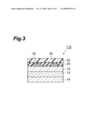 TRANSISTOR, ORGANIC SEMICONDUCTOR DEVICE, AND METHOD FOR MANUFACTURE OF THE TRANSISTOR OR DEVICE diagram and image