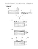 TRANSISTOR, ORGANIC SEMICONDUCTOR DEVICE, AND METHOD FOR MANUFACTURE OF THE TRANSISTOR OR DEVICE diagram and image