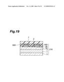 TRANSISTOR, ORGANIC SEMICONDUCTOR DEVICE, AND METHOD FOR MANUFACTURE OF THE TRANSISTOR OR DEVICE diagram and image