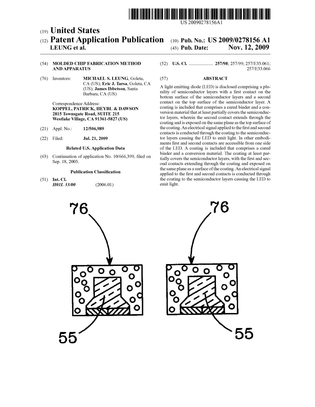 MOLDED CHIP FABRICATION METHOD AND APPARATUS - diagram, schematic, and image 01