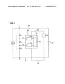 Power source monitoring device, lens barrel, camera, and power source monitoring method diagram and image