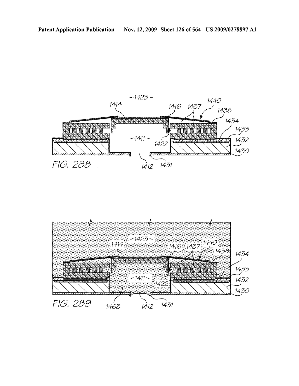 Inkjet Printhead With Nozzle Chambers Each Holding Two Fluids - diagram, schematic, and image 127