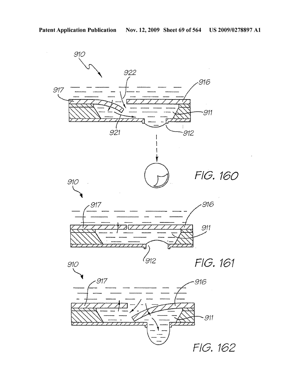 Inkjet Printhead With Nozzle Chambers Each Holding Two Fluids - diagram, schematic, and image 70