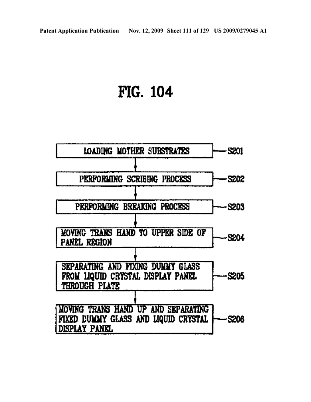 Methods of manufacturing liquid crystal display devices - diagram, schematic, and image 112