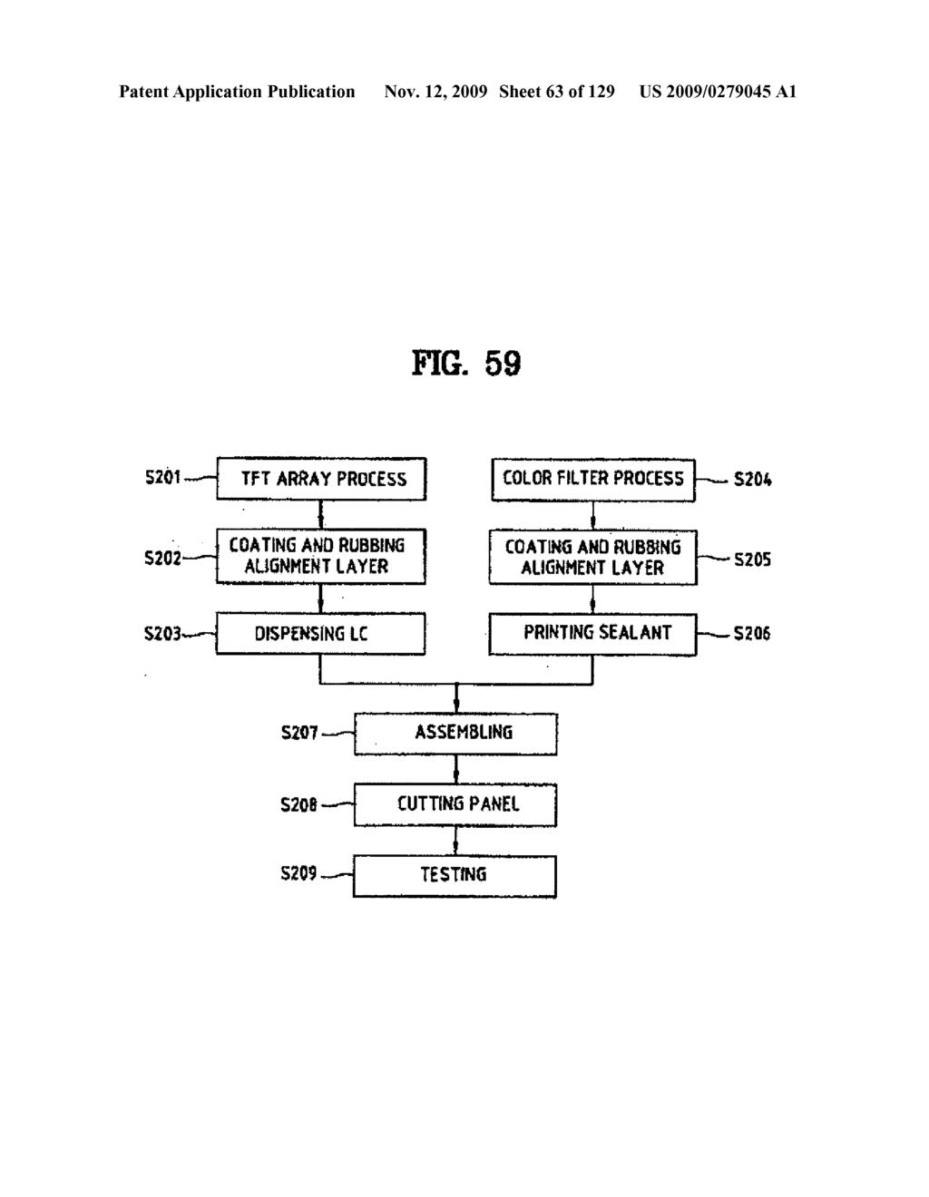 Methods of manufacturing liquid crystal display devices - diagram, schematic, and image 64