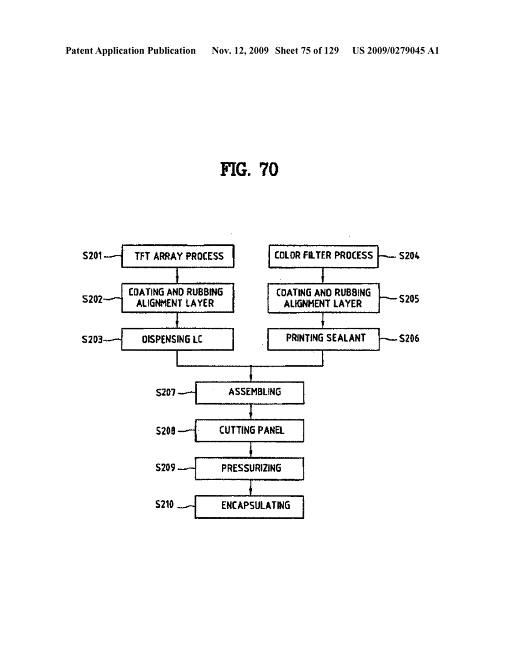 Methods of manufacturing liquid crystal display devices - diagram, schematic, and image 76