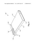 External hard drive having integral stand diagram and image