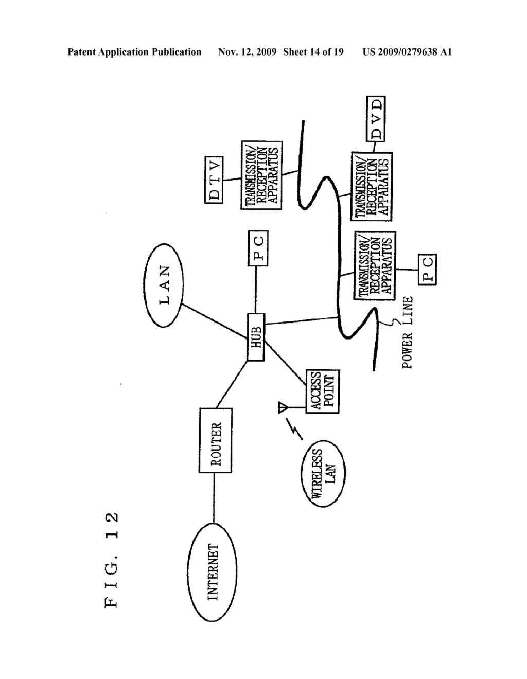 COMMUNICATION NETWORK SYSTEM, AND TRANSMISSION/RECEPTION APPARATUS, METHOD AND INTEGRATED CIRCUIT FOR USE THEREIN - diagram, schematic, and image 15