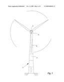 Handling System for a Wind Turbine nacelle, Method for Vertical Displacement of a Wind Turbine Nacelle and a Wind Turbine Nacelle diagram and image
