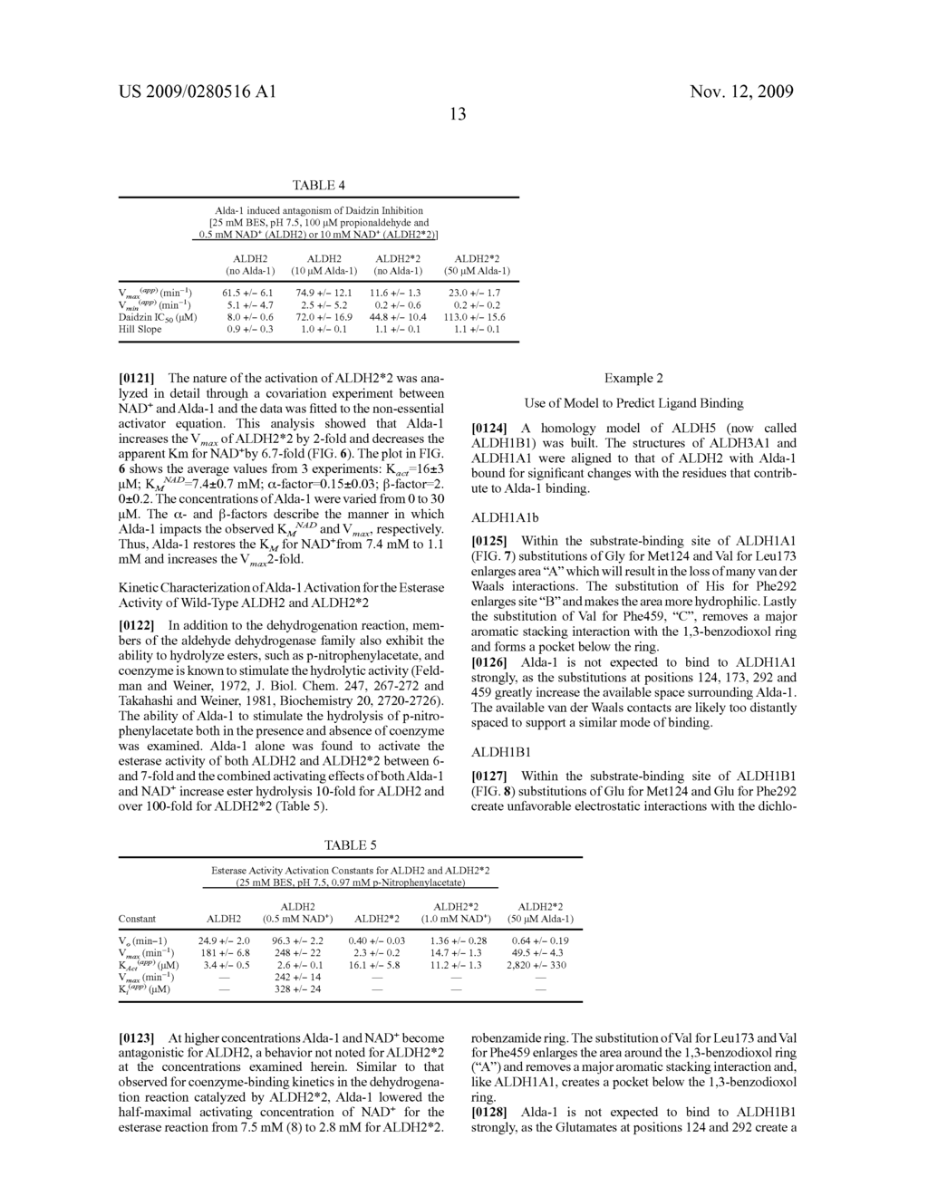 CRYSTAL STRUCTURE OF ALDEHYDE DEHYDROGENASE AND METHODS OF USE THEREOF - diagram, schematic, and image 25