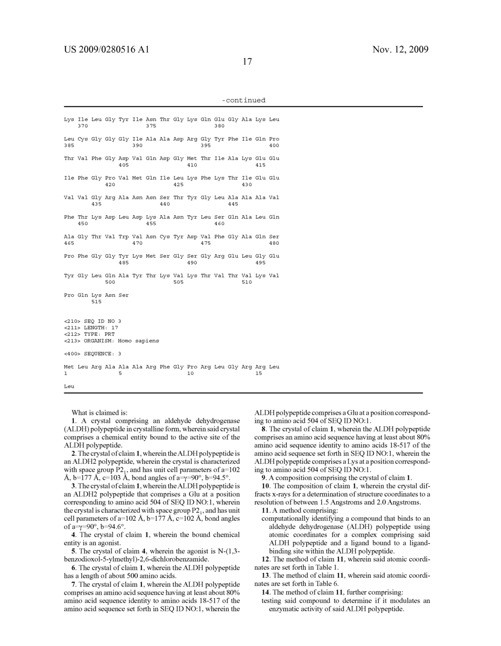 CRYSTAL STRUCTURE OF ALDEHYDE DEHYDROGENASE AND METHODS OF USE THEREOF - diagram, schematic, and image 29