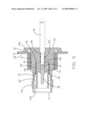 COAXIAL CONNECTOR HAVING AN INSULATIVE BRACKET diagram and image