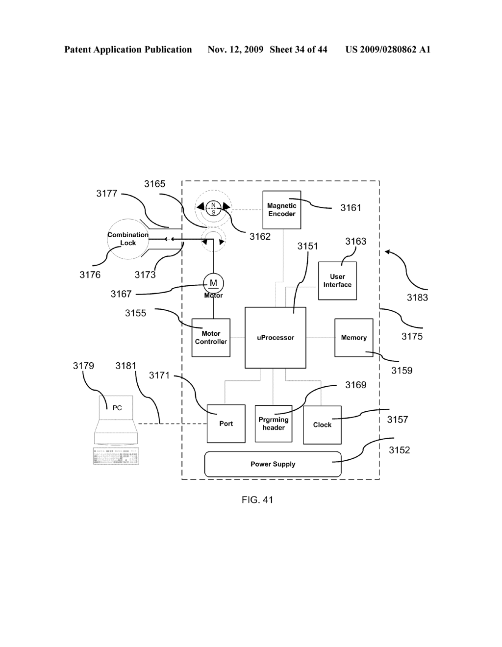 Tool Operated Combination Lock - diagram, schematic, and image 35