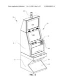 GAMING SYSTEM WITH SLIDE-OUT FRAME diagram and image