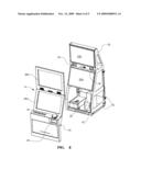 GAMING SYSTEM WITH SLIDE-OUT FRAME diagram and image