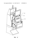 GAMING SYSTEM WITH SLIDE-OUT FRAME diagram and image