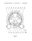 Medication head-massaging healthcare and therapy apparatus diagram and image