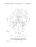 ABSORBENT ARTICLE HAVING COLORED REGIONS diagram and image