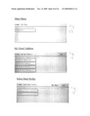 Apparatus and method for providing a photocopier with e-mail capability diagram and image