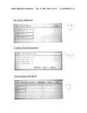 Apparatus and method for providing a photocopier with e-mail capability diagram and image