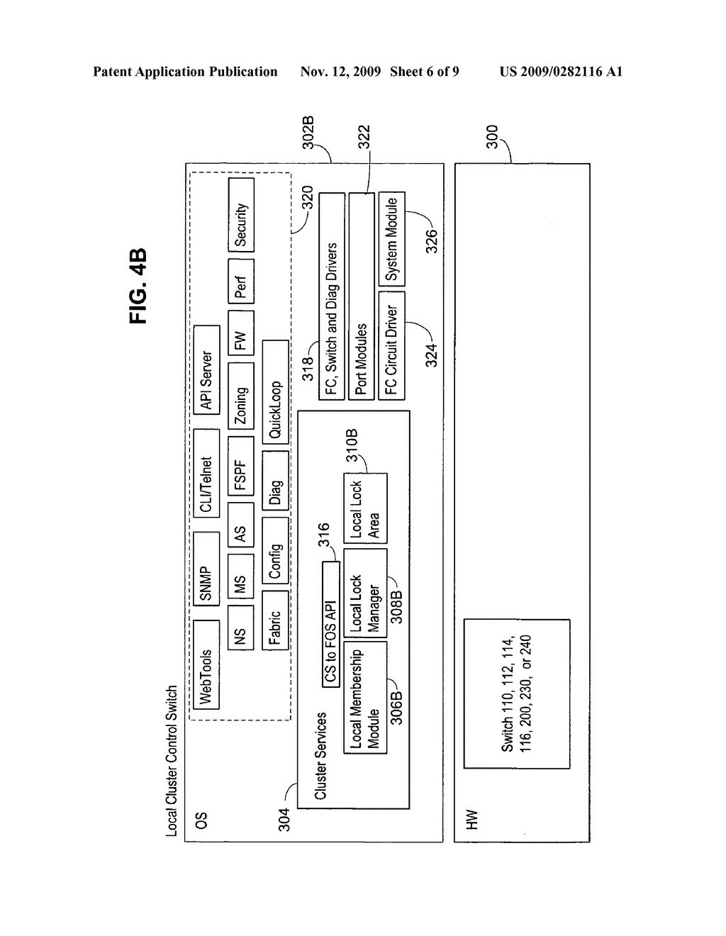 METHOD AND DEVICE FOR MANAGING CLUSTER MEMBERSHIP BY USE OF STORAGE AREA NETWORK FABRIC - diagram, schematic, and image 07