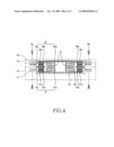 HINGE APPARATUS FOR PORTABLE COMMUNICATION DEVICE diagram and image