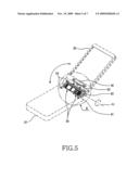 HINGE APPARATUS FOR PORTABLE COMMUNICATION DEVICE diagram and image