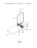 HINGE APPARATUS FOR PORTABLE COMMUNICATION DEVICE diagram and image