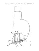 Ergonomic handgrip for bicycle handlebars diagram and image