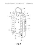 Portable Tool Kit with Auto-Release Clasp and Expandable Tools diagram and image