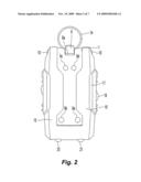 Portable Tool Kit with Auto-Release Clasp and Expandable Tools diagram and image