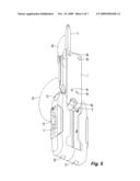 Portable Tool Kit with Auto-Release Clasp and Expandable Tools diagram and image