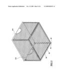 Foldable basket diagram and image