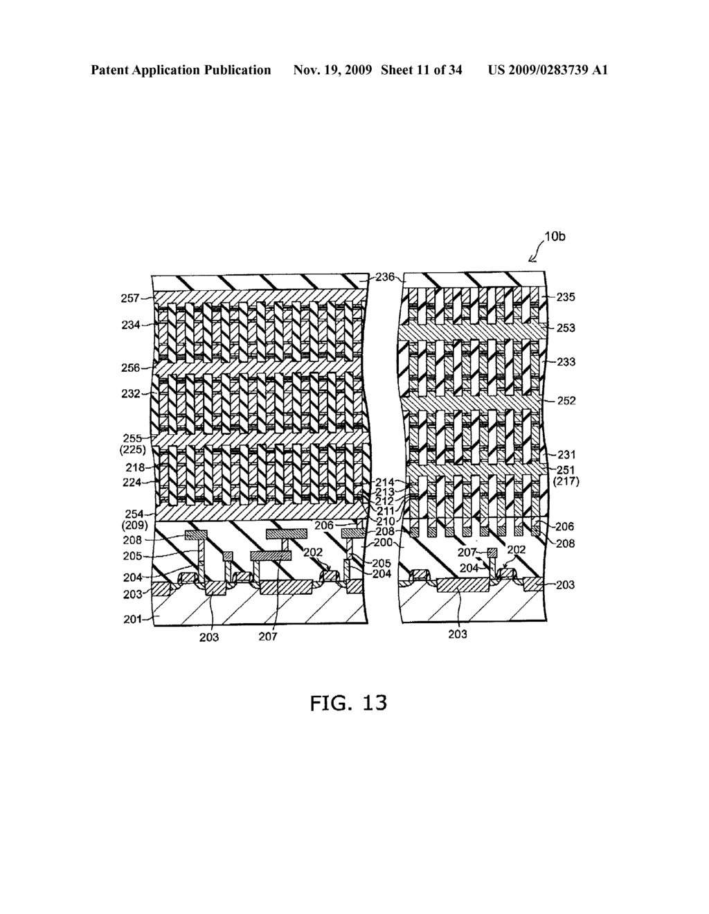 NONVOLATILE STORAGE DEVICE AND METHOD FOR MANUFACTURING SAME - diagram, schematic, and image 12