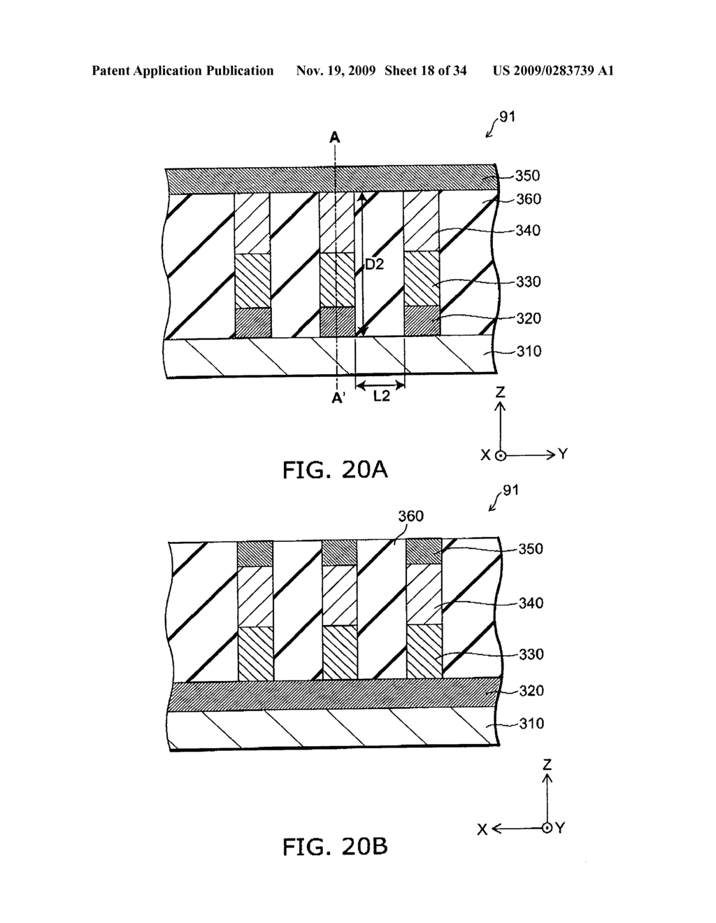 NONVOLATILE STORAGE DEVICE AND METHOD FOR MANUFACTURING SAME - diagram, schematic, and image 19