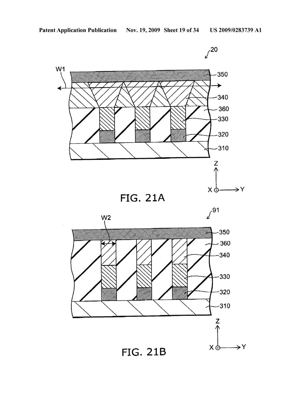 NONVOLATILE STORAGE DEVICE AND METHOD FOR MANUFACTURING SAME - diagram, schematic, and image 20