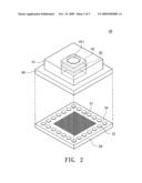 Image sensor structure and integrated lens module thereof diagram and image