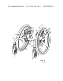 Wheelchair construction diagram and image