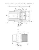 DOUBLE CONTAINMENT SYSTEM, FITTINGS FOR FLUID FLOW COMPONENTS AND ASSOCIATED METHODS diagram and image