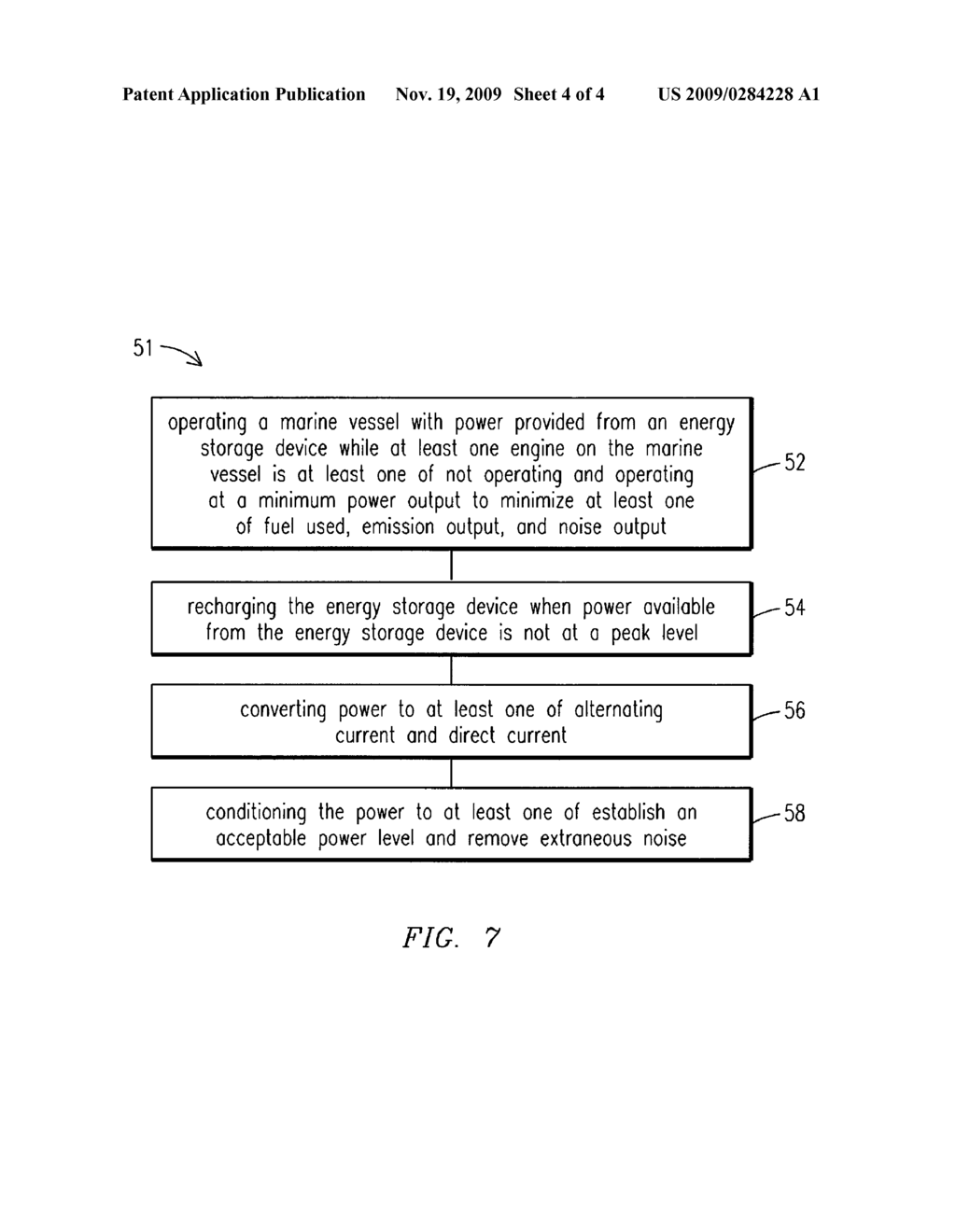 SYSTEM AND METHOD FOR PROVIDING HYBRID ENERGY ON A MARINE VESSEL - diagram, schematic, and image 05