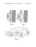 Vehicle wheel security system diagram and image