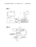 Input device for operating in-vehicle apparatus diagram and image