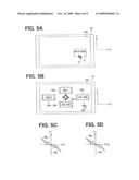 Input device for operating in-vehicle apparatus diagram and image