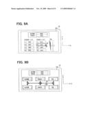 Input device for operating in-vehicle apparatus diagram and image