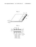 Touch panel integrated flat display device diagram and image