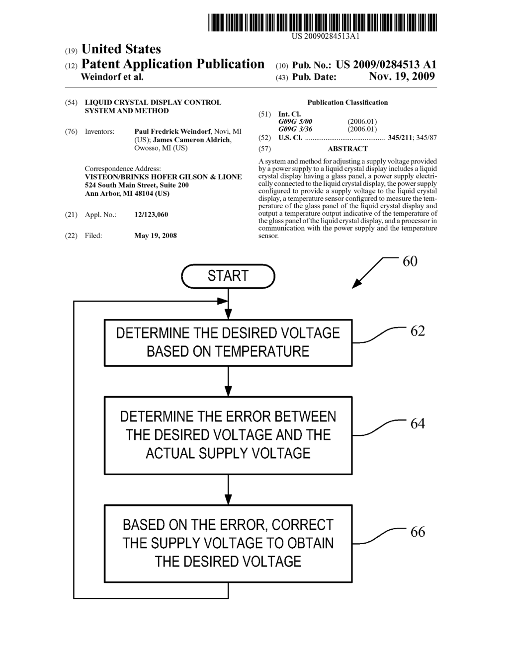 LIQUID CRYSTAL DISPLAY CONTROL SYSTEM AND METHOD - diagram, schematic, and image 01