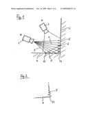 Method and apparatus for the determination of the 3D coordinates of an object diagram and image